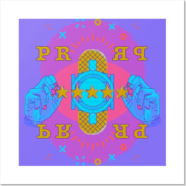 PRRP Square Logo Wall Art by frecklestudios